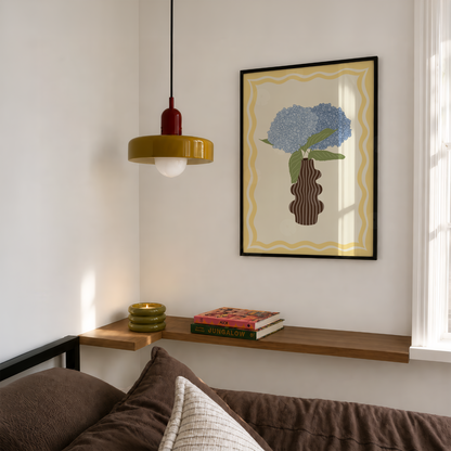 Hydrangea Vase Print