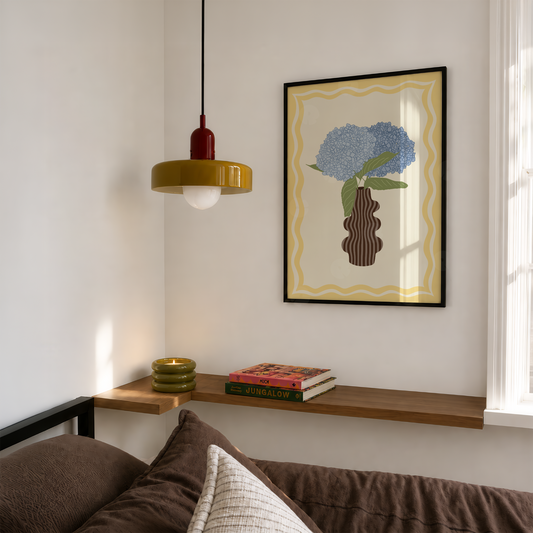 Hydrangea Vase Print