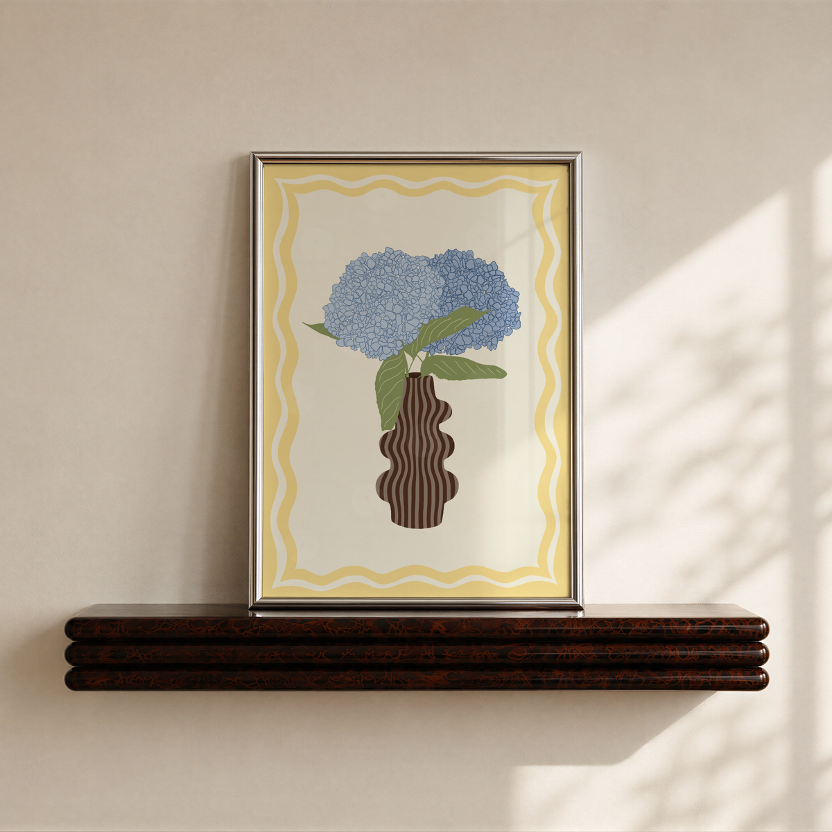 Hydrangea Vase Print