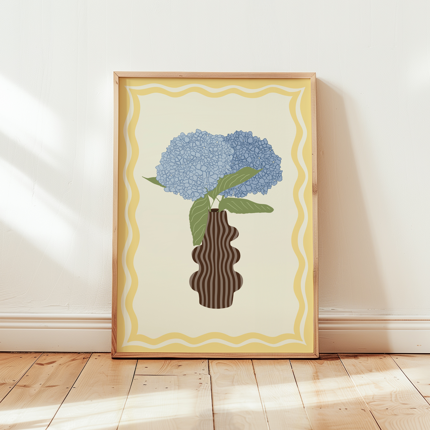 Hydrangea Vase Print