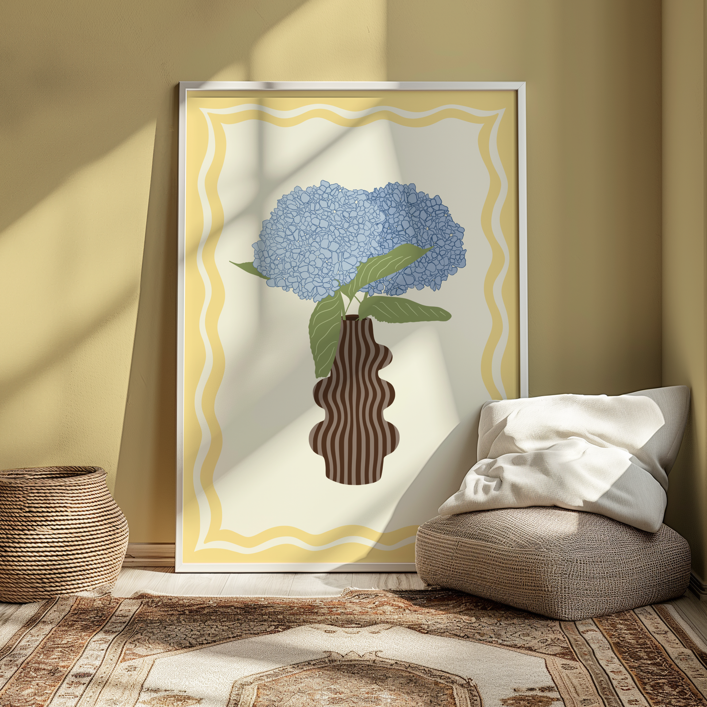 Hydrangea Vase Print