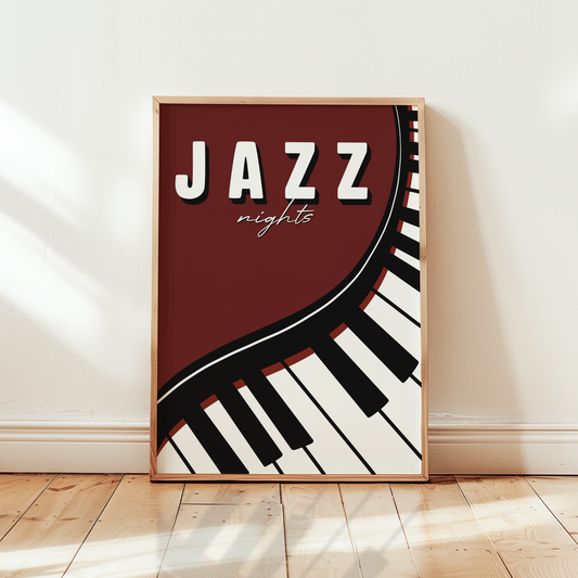 Jazz Nights Print