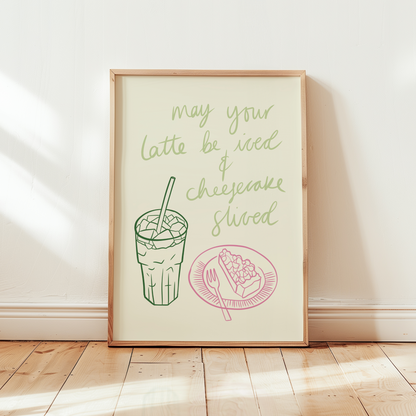 Iced Latte Print