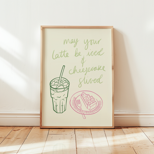 Iced Latte Print