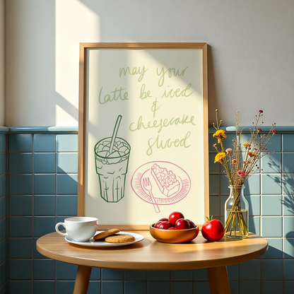 Iced Latte Print