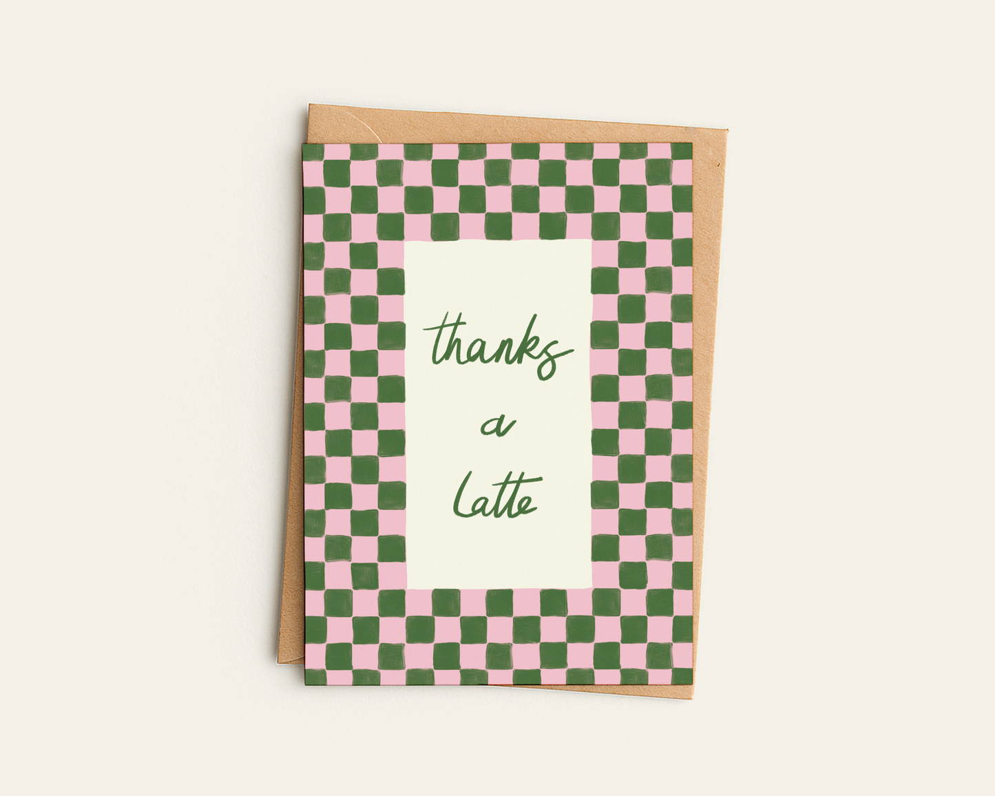 Thanks a Latte Greetings Card