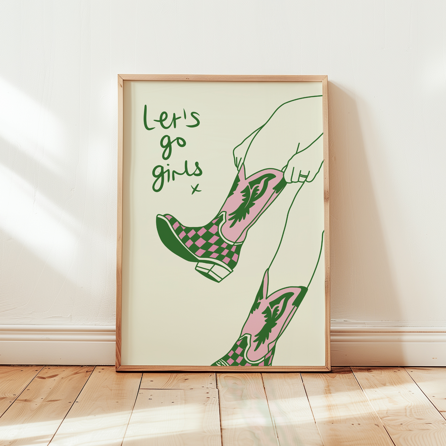 Let's Go Girls Print