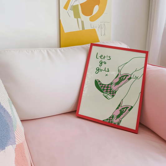 Let's Go Girls Print