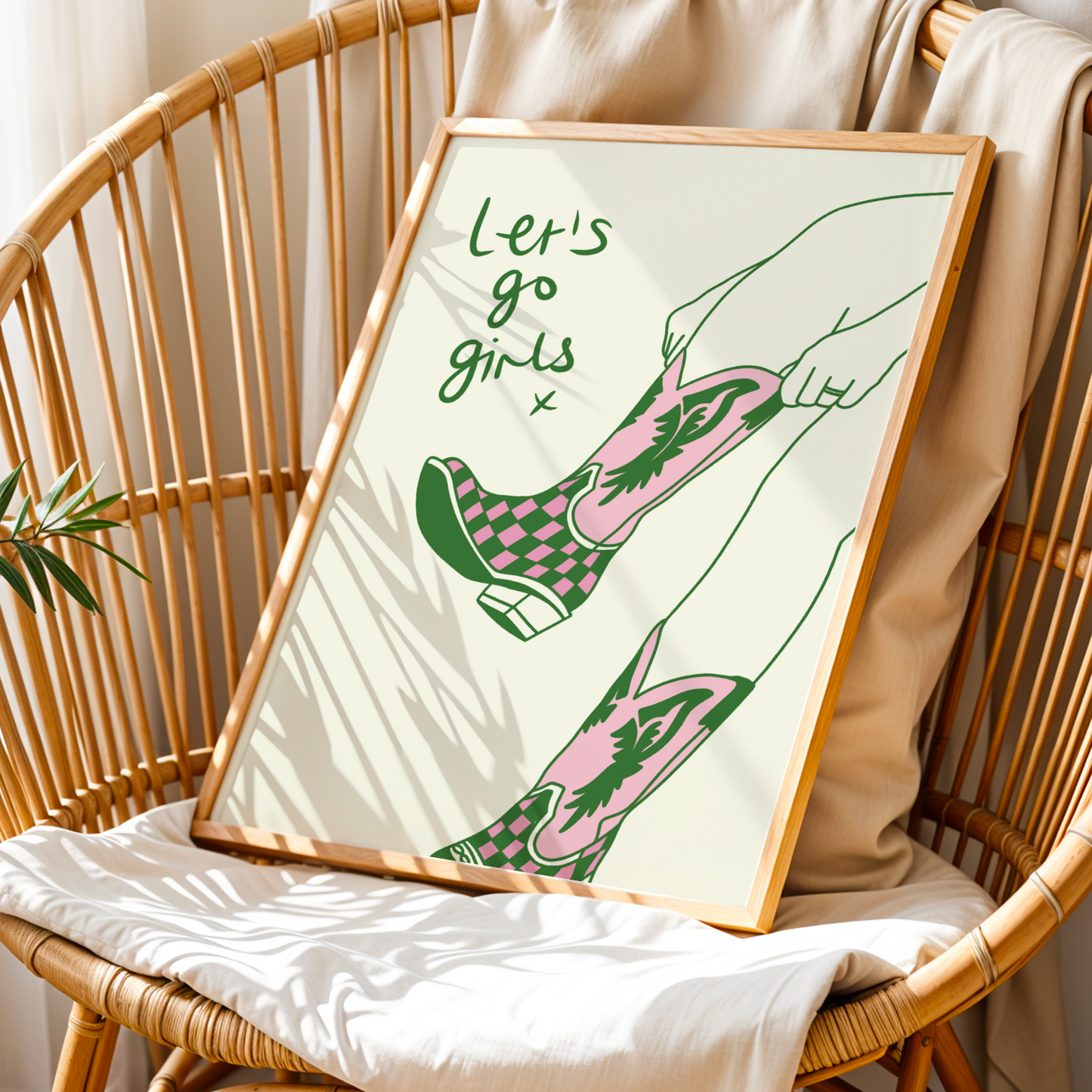 Let's Go Girls Print