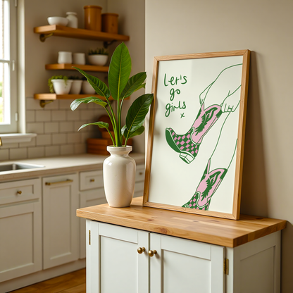 Let's Go Girls Print