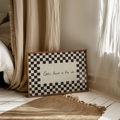 Let's Have a Lie In Print