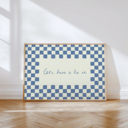 Let's Have a Lie In Print