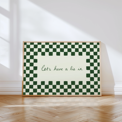 Let's Have a Lie In Print