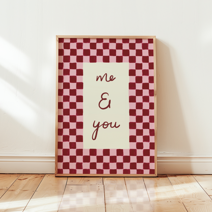 Me and You Print