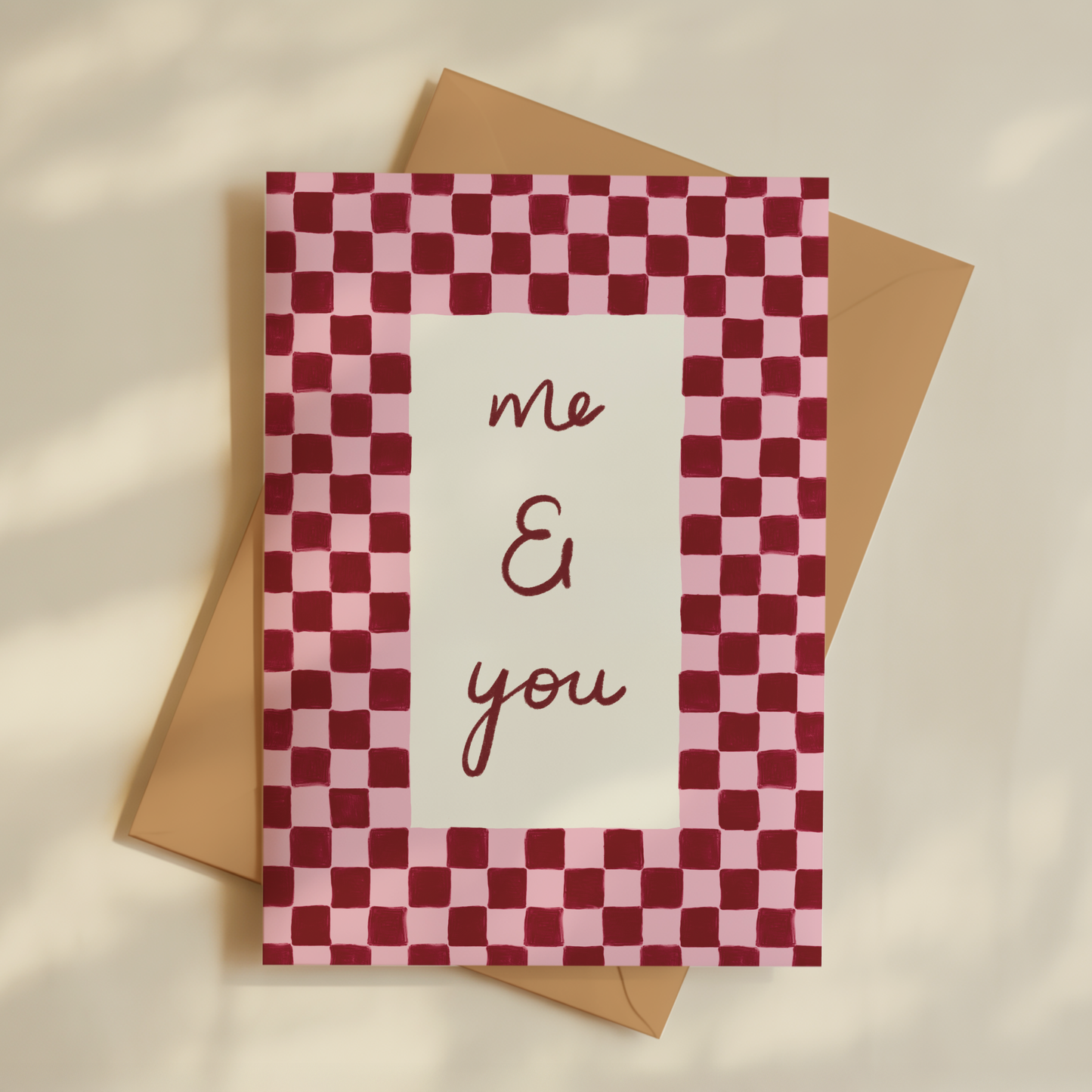 Me and You Greetings Card