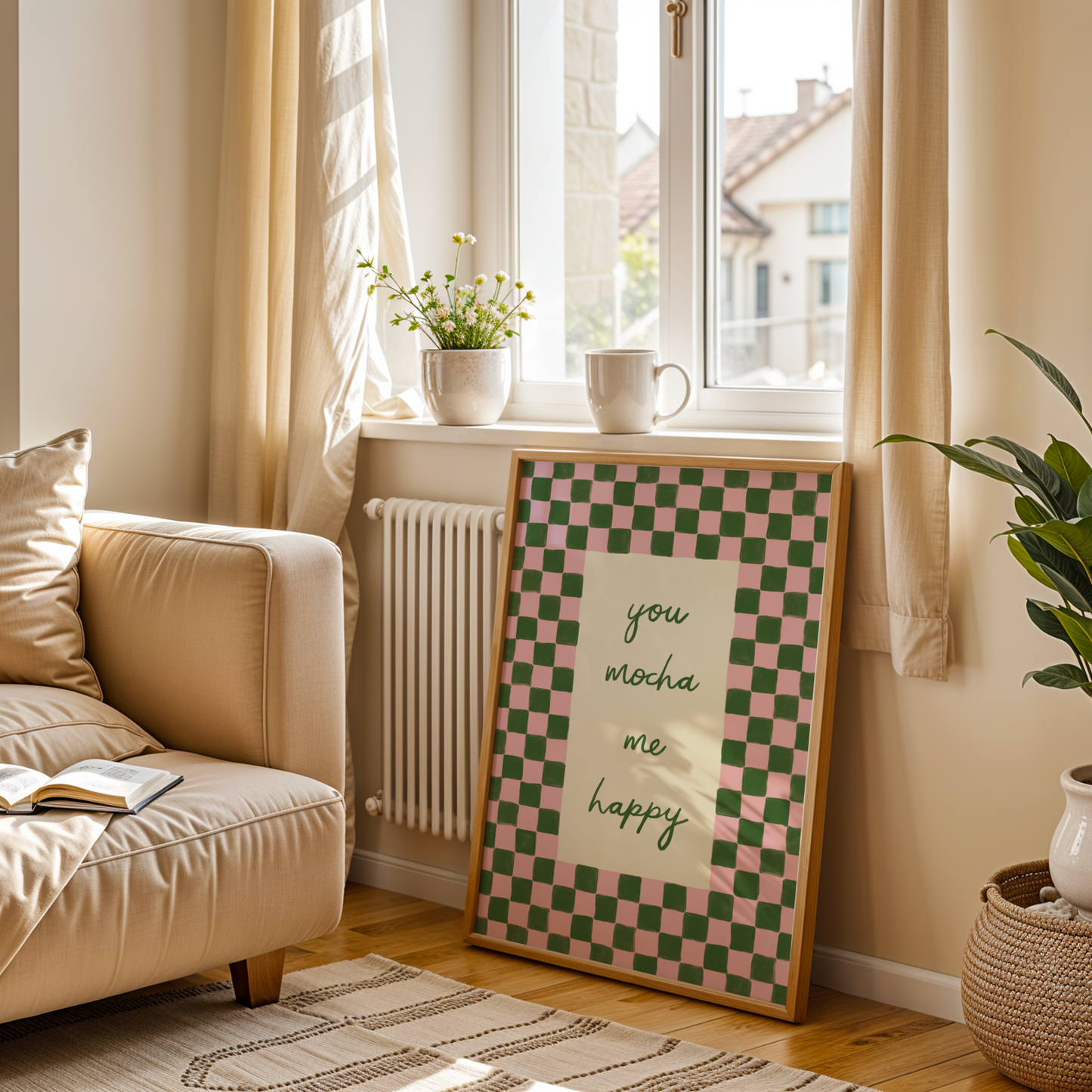 You Mocha Me Happy Print