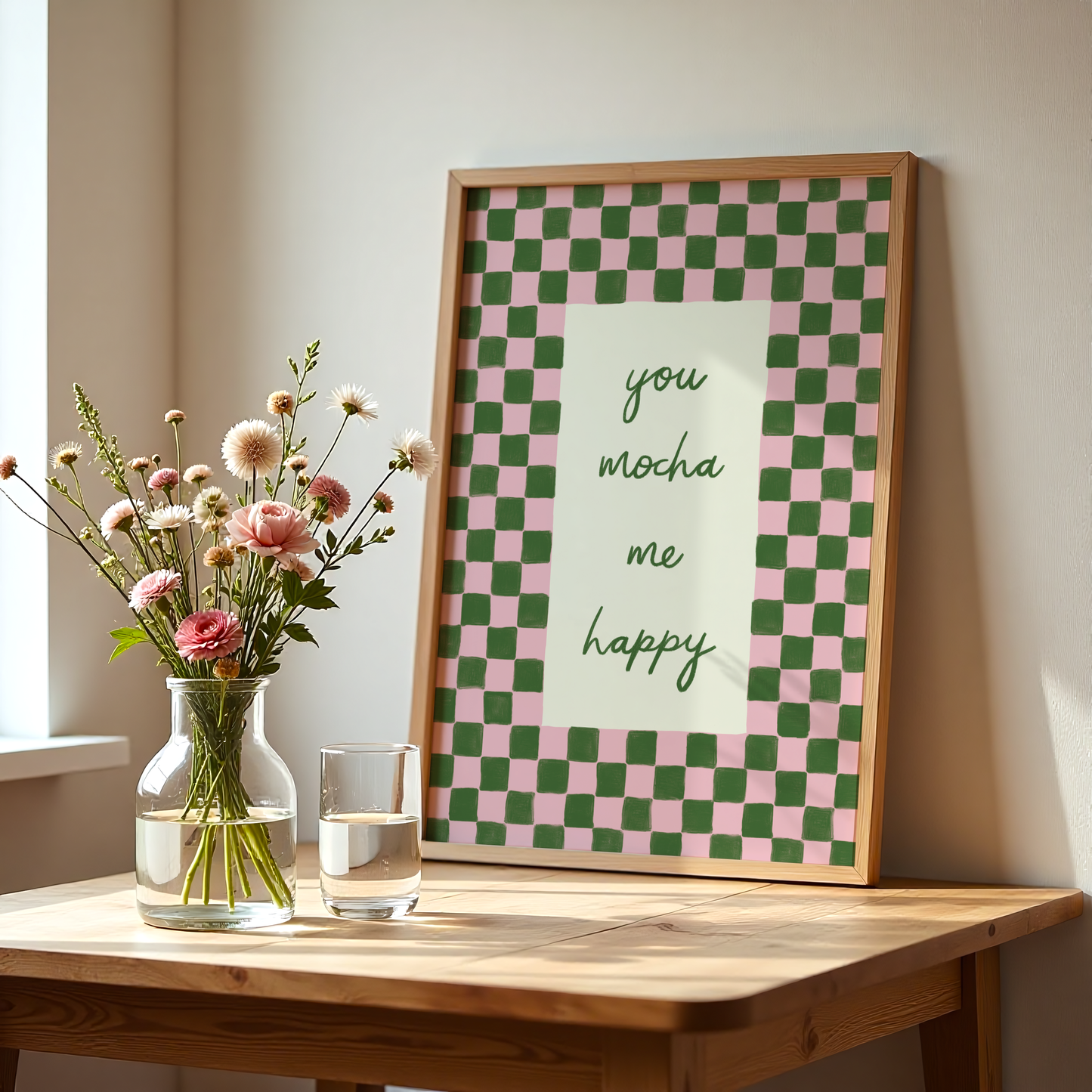 You Mocha Me Happy Print