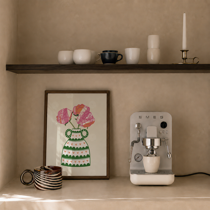 Peonies Vase Print