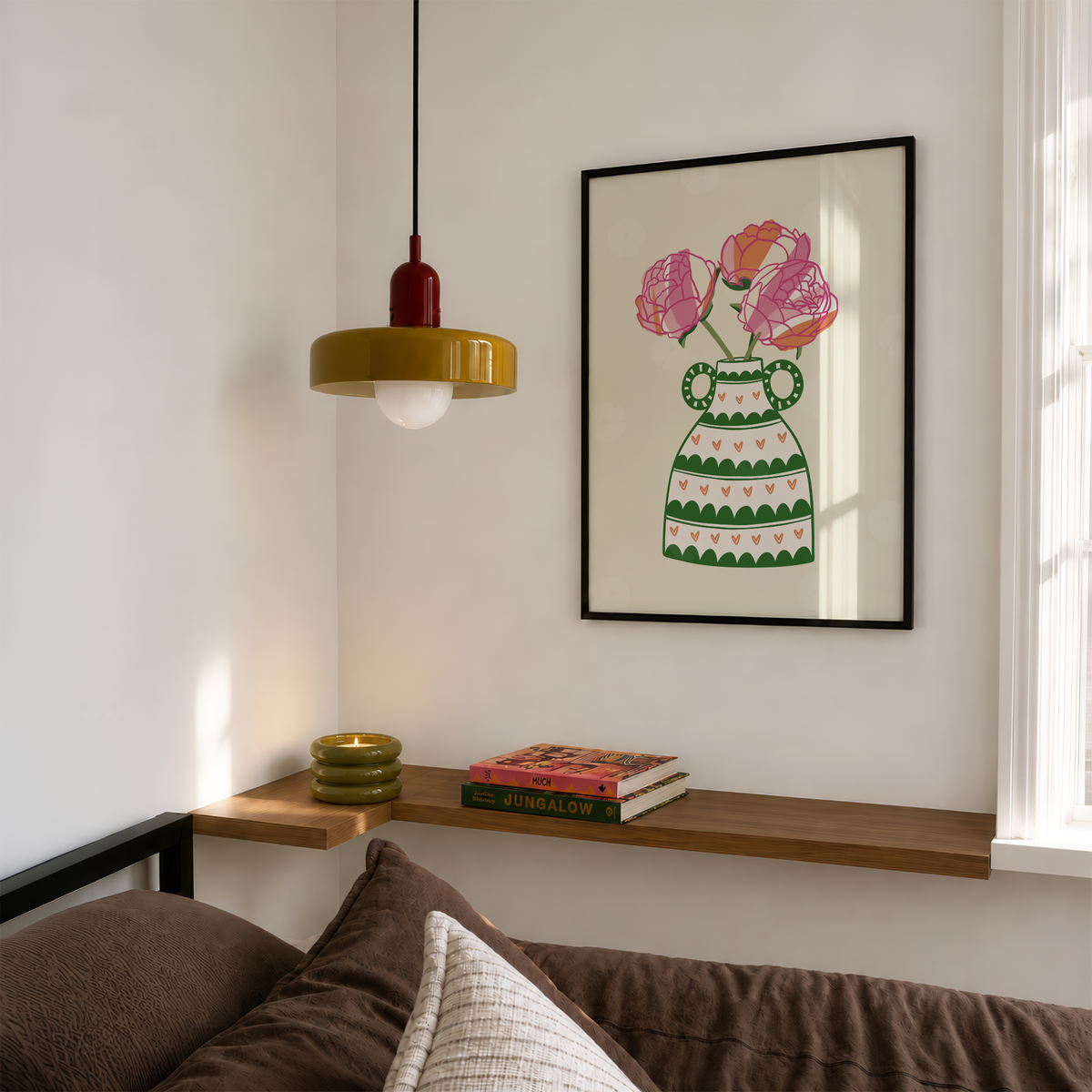 Peonies Vase Print