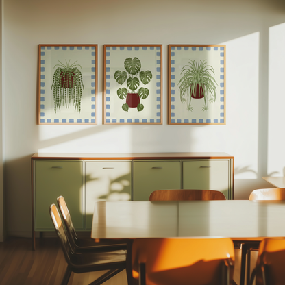 Set of 3 House Plant Print Bundle