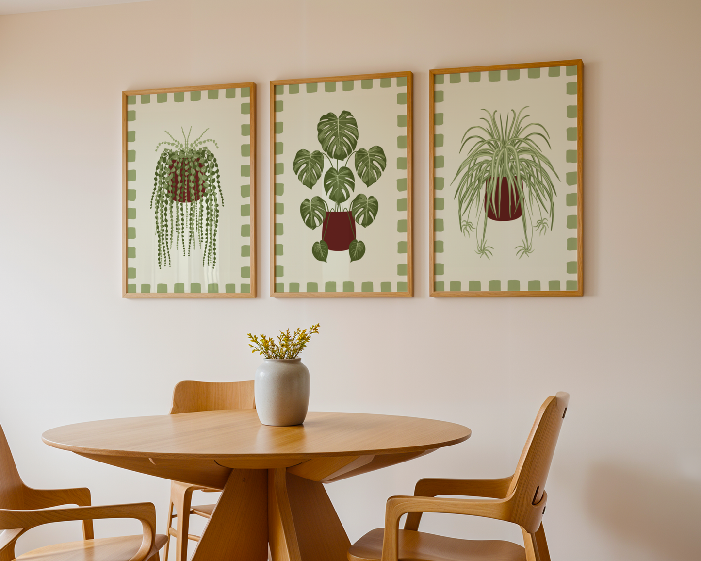 Set of 3 House Plant Print Bundle
