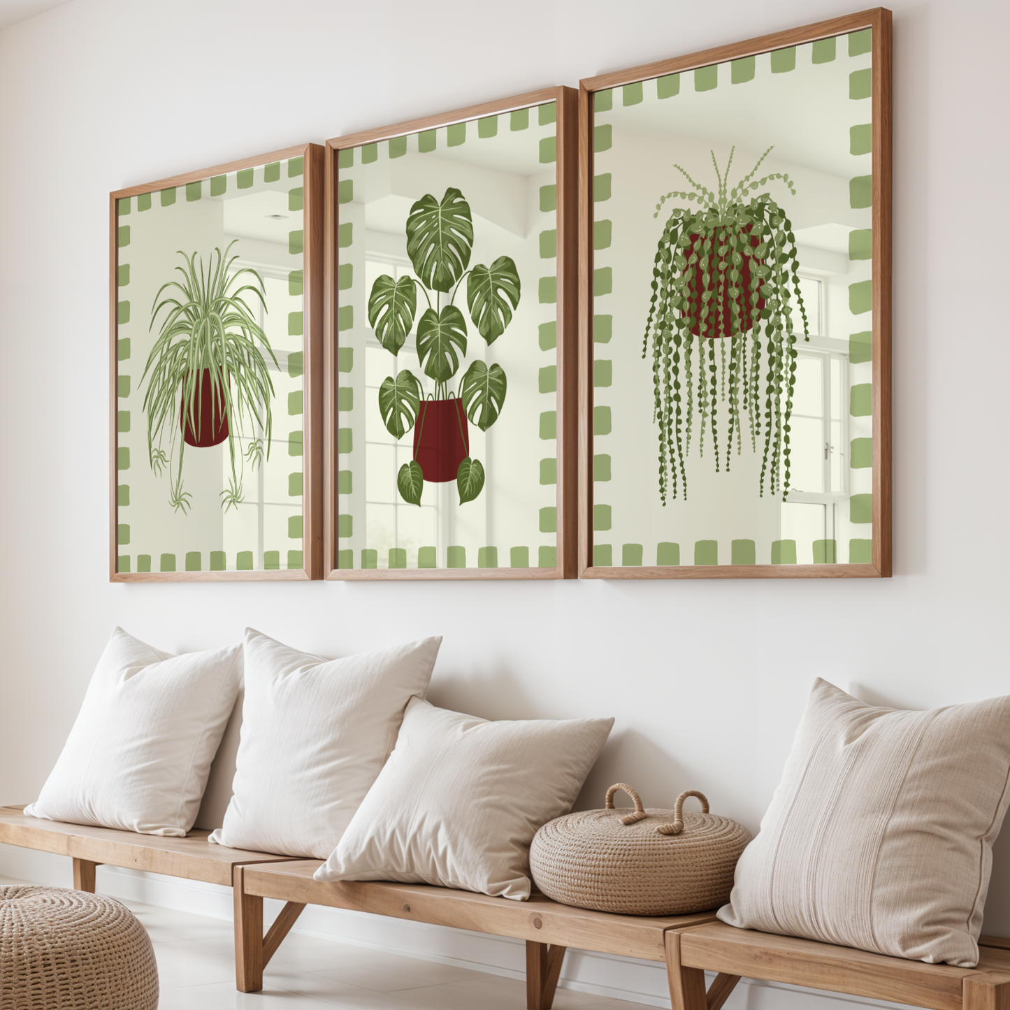 Set of 3 House Plant Print Bundle