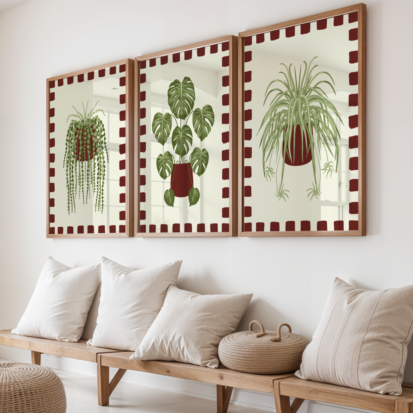 Set of 3 House Plant Print Bundle