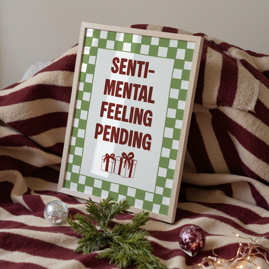 Sentimental Feeling Pending Christmas Print