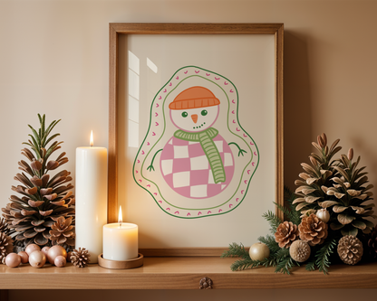 Snowman Print