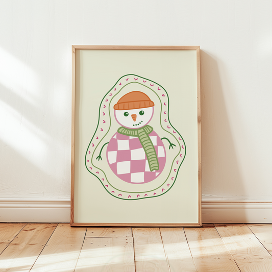 Snowman Print