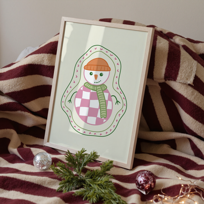 Snowman Print