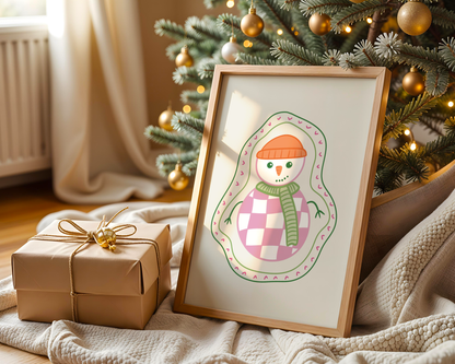 Snowman Print