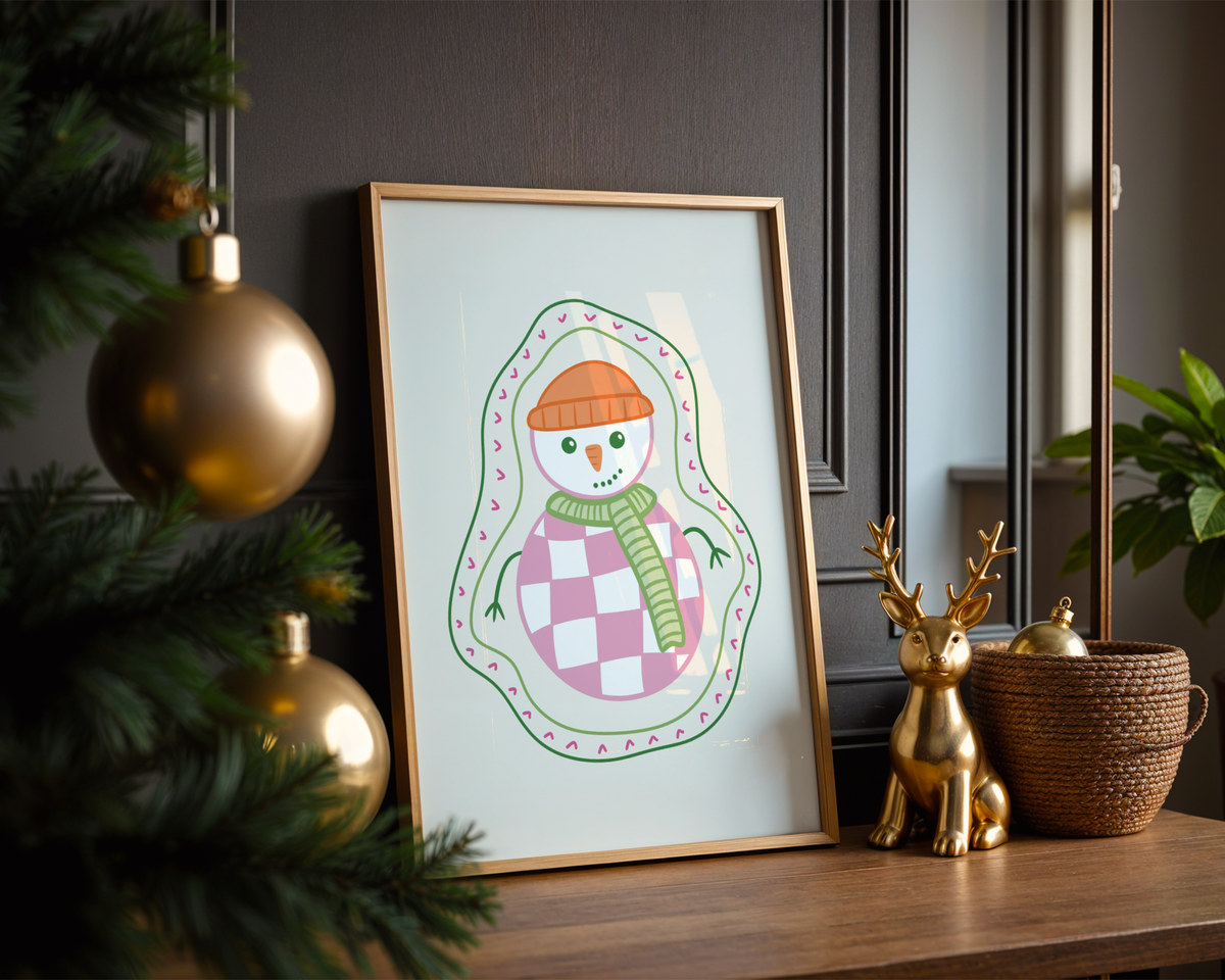 Snowman Print