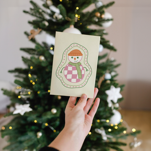 Snowman Greetings Card