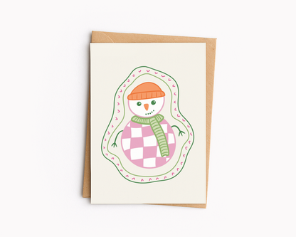 Snowman Greetings Card