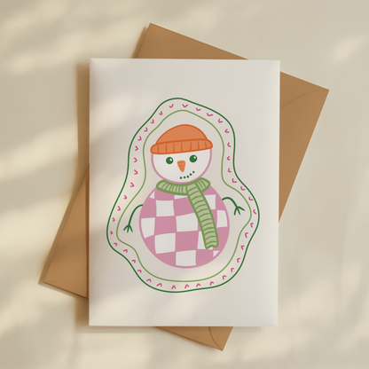 Snowman Greetings Card