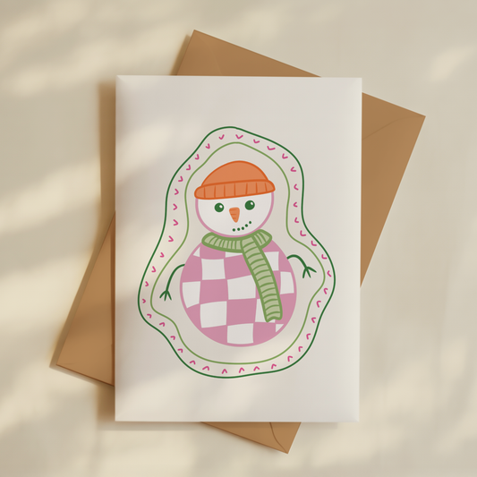 Snowman Greetings Card