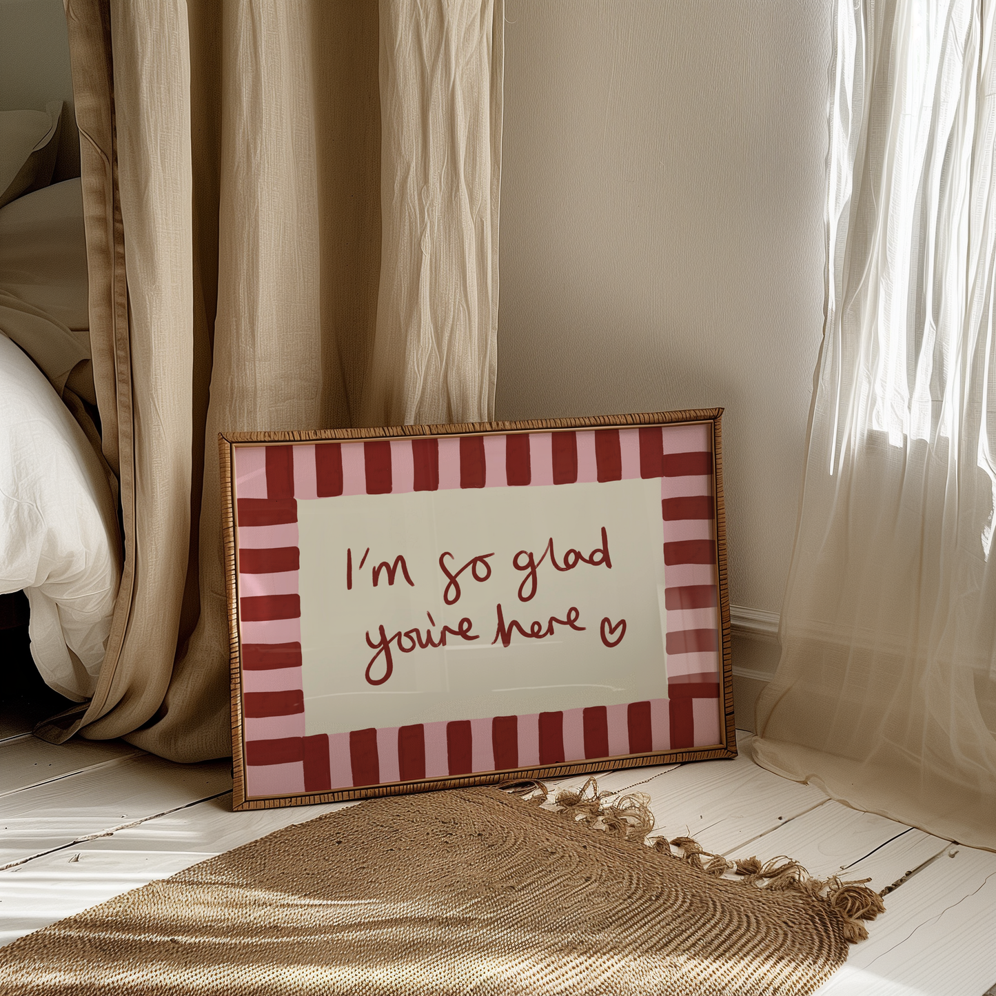 I'm So Glad You're Here Print