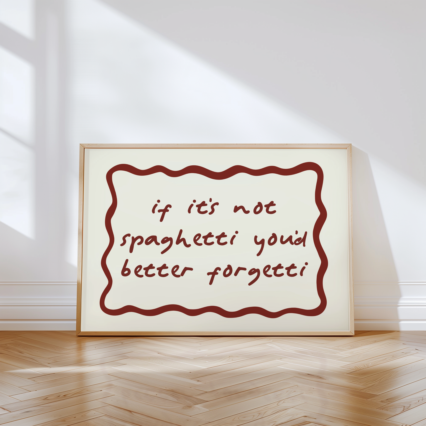 Spaghetti Print