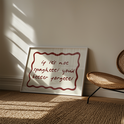 Spaghetti Print