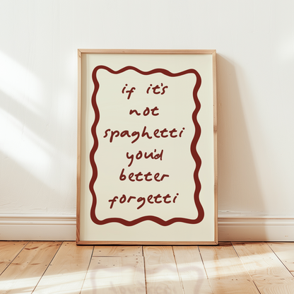 Spaghetti Print