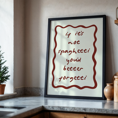 Spaghetti Print