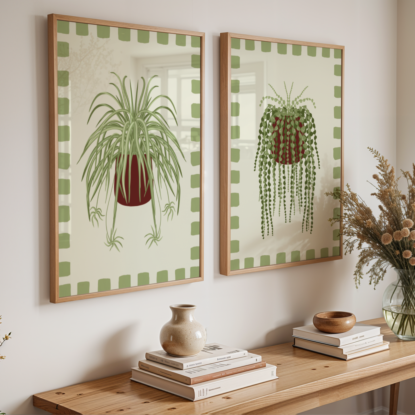 Set of 2 House Plant Print Bundle