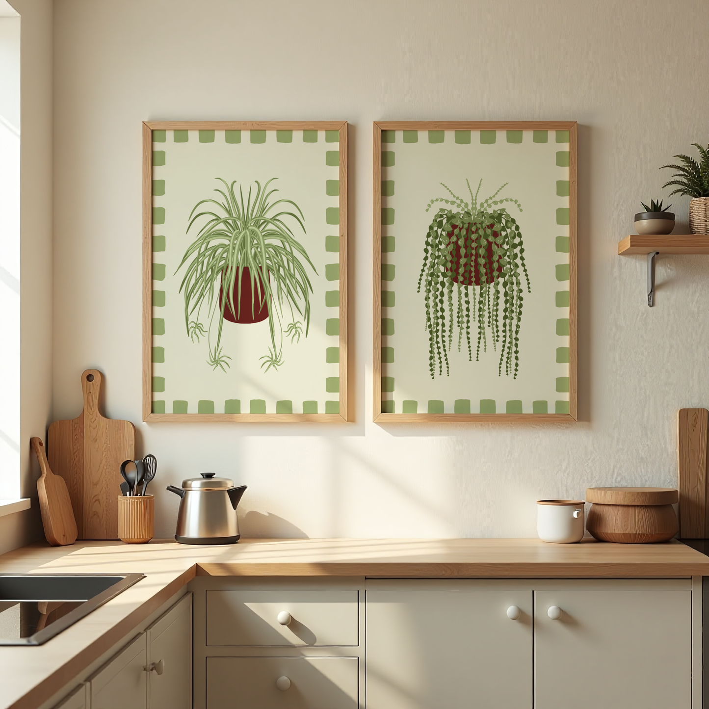 Set of 2 House Plant Print Bundle