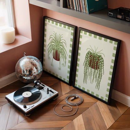 Set of 2 House Plant Print Bundle