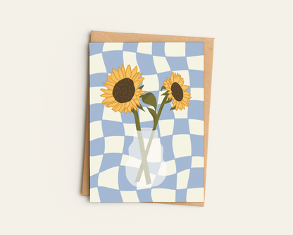 Sunflower Greetings Card