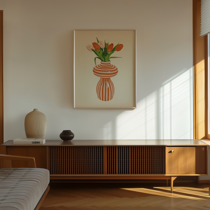 Tulip Vase Print