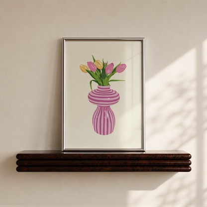 Tulip Vase Print