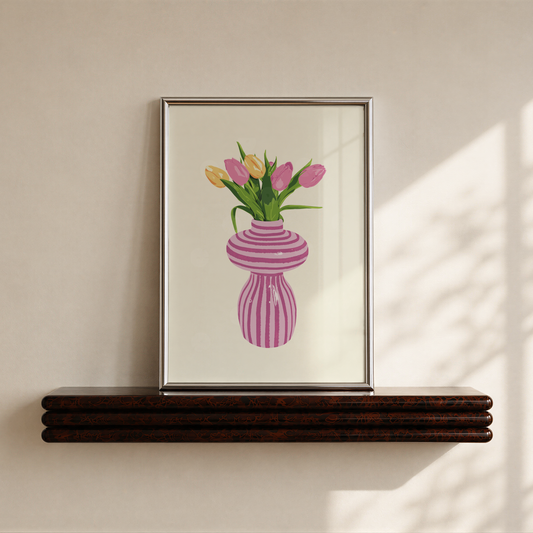 Tulip Vase Print