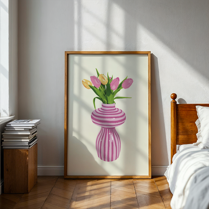 Tulip Vase Print